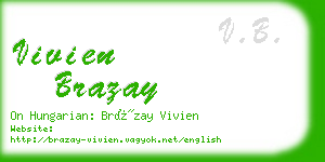 vivien brazay business card